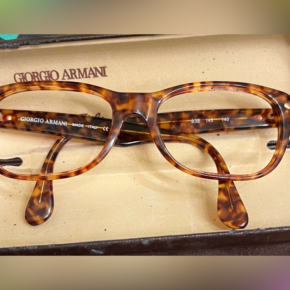 Georgia Armani glasses